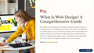 What Is Web Design? A Comprehensive Guide
