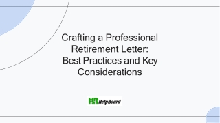 Retirement Letter Format