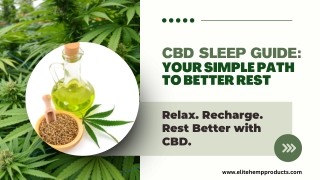 CBD Sleep Guide Your Simple Path to Better Rest