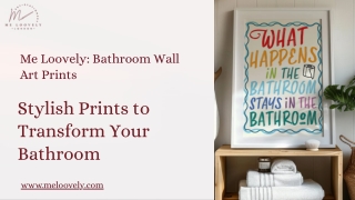 Modern Bathroom Wall Art Prints | Me Loovely