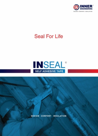 INSEAL Self-Adhesive Aluminium Foil Tape – Heat, Vapour & Flame Barrier