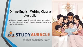Spoken English classes for kids Australia - Study Auracle