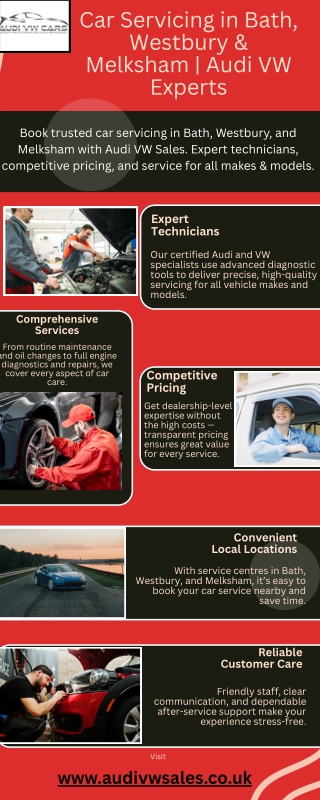 Car Servicing in Bath, Westbury & Melksham  Audi VW Experts