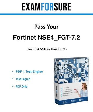 Reliable Fortinet NSE4_FGT-7.2 Dumps PDF for Easy Prep