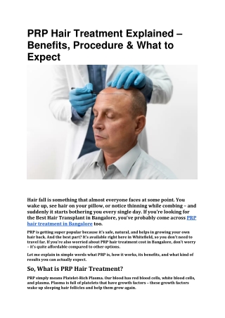 PRP Hair Treatment Explained.docx