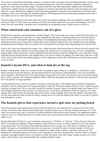 Best Kamelo Gardening Gloves for Raised Beds and Containers