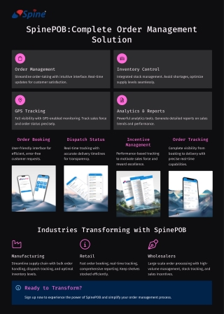 SpinePOBComplete-Order-Management-Solution