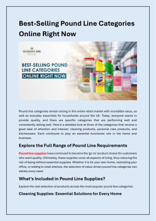Top Selling Pound Lines Products Online in 2025