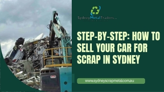 Step-by-Step How to Sell Your Car for Scrap in Sydney