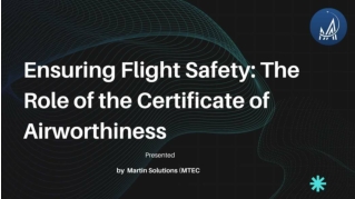 Ensuring Flight Safety: The Role of the Certificate of Airworthiness