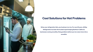 Cool Solutions for Hot Problems