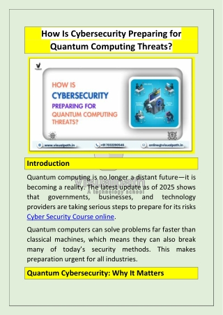 Top Cyber Security Course Online by Visualpath