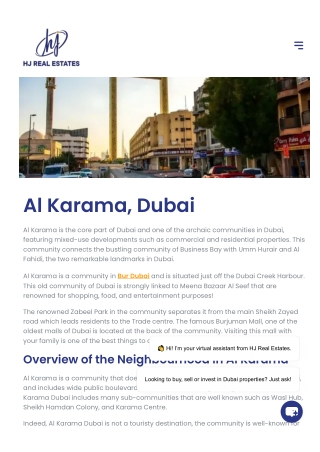 Why Al Karama Dubai is a Popular Community to Live In