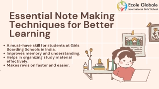 Essential Note Making Techniques for Better Learning