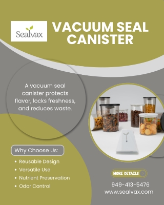 Vacuum Seal Canister for Everyday Freshness and Flavor