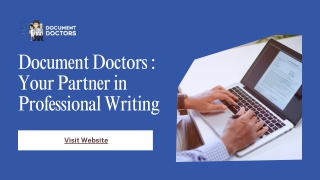 Document Doctors LLC – Expert Content & Policy Writing