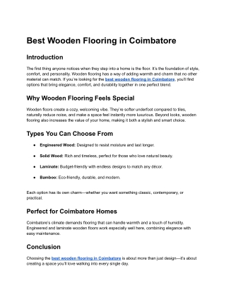 Best Wooden Flooring in Coimbatore (1)