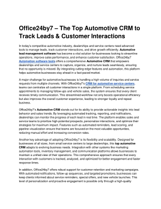 Office24by7  The Top Automotive CRM to Track Leads  Customer Interactions docx  Google Docs (1)
