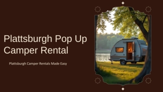 Discover the Best Plattsburgh Pop Up Camper Rental