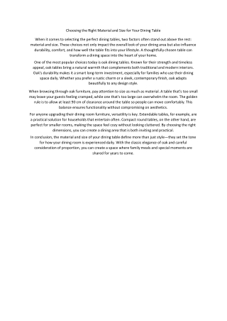 Choosing-the-Right-Material-and-Size-for-Your-Dining-Table