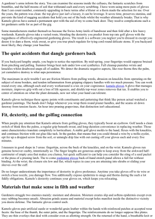 Why Every Gardener Needs Kamelo Gloves in Their Toolkit