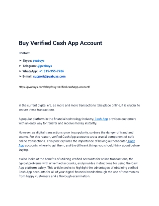 “# Best (30) Sites to Buy Verified Cash App Account in 2025 for Fast Transaction