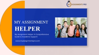 My Assignment Helper