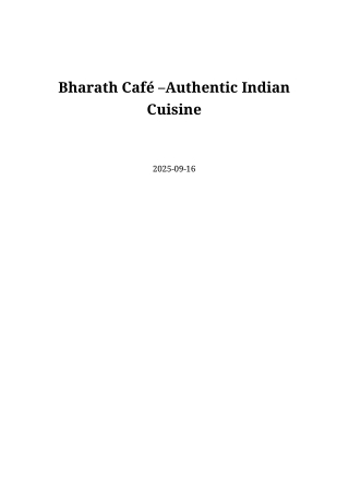 Authentic Indian Food in Cary, Greensboro, Chapel Hill & Apex, NC | Bharath Café