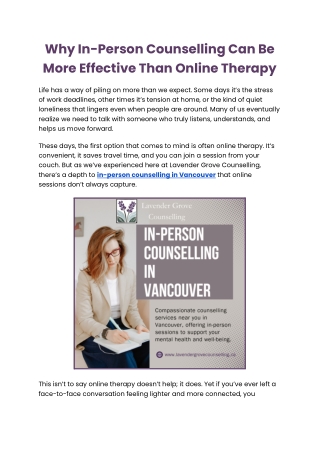 Why In-Person Counselling Can Be More Effective Than Online Therapy.docx