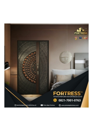 MEWAH..!! WA 0821 7001 0763 (FORTRESS) Pintu Baja Fortress Hitam Di Sorong Selat