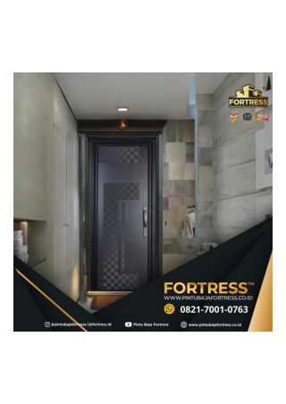 ESTETIK..!! WA 0821 7001 0763 (FORTRESS) Harga Pasang Pintu Baja Fortress Di Raj
