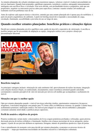 Estantes planejadas que maximizam espaço e valorizam seu imóvel