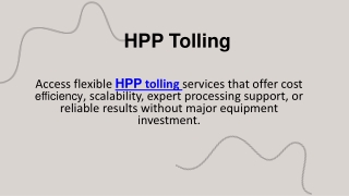 HPP Tolling