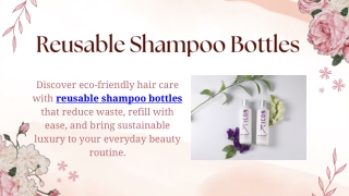 Reusable Shampoo Bottles