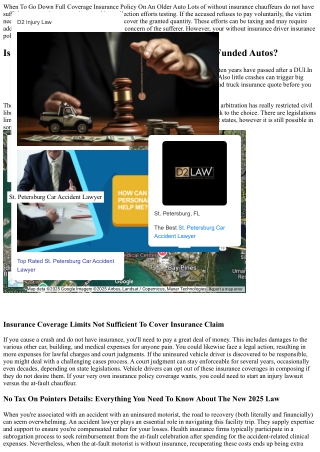 At-fault Celebration Doesn't Have Adequate Insurance Coverage What Next Off?