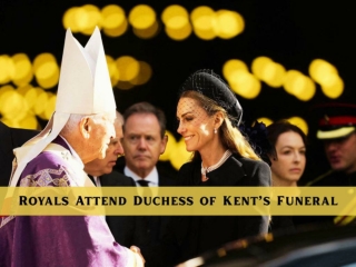 Royals Attend Duchess of Kent’s Funeral