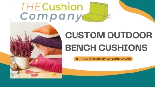 Custom Outdoor Bench Cushions – Made to Fit Your Space