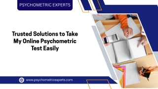 Trusted Solutions to Take My Online Psychometric Test Easily