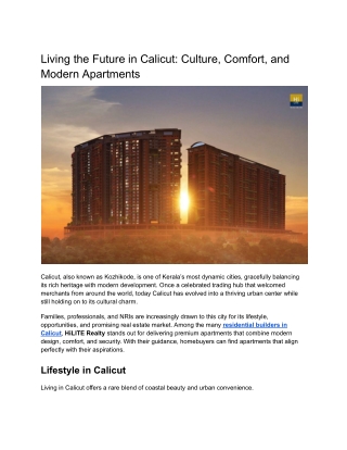 Living the Future in Calicut_ Culture, Comfort, and Modern Apartments