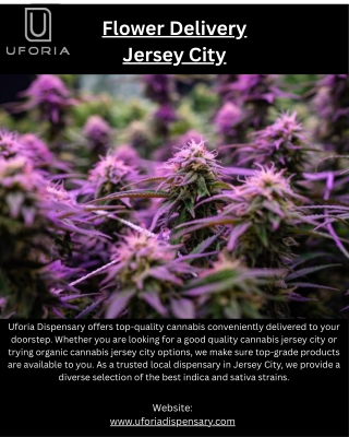 Flower Delivery Jersey City | Uforia Dispensary