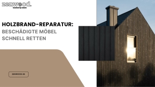 Holzbrand-Reparatur Beschädigte Möbel schnell retten