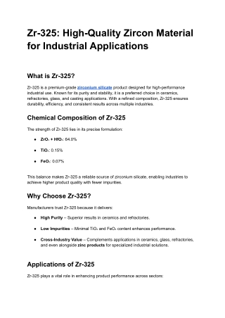 Zr-325_ High-Quality Zircon Material for Industrial Applications