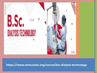 B.Sc. Dialysis Technology