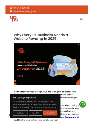 Why Every UK Business Needs a Website Revamp in 2025
