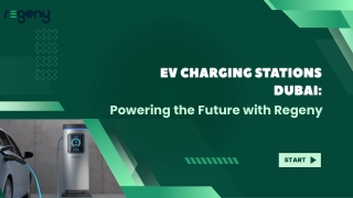 EV Charging Stations Dubai Powering the Future with Regeny
