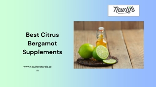 Best Citrus Bergamot Supplements of 2025 – Guide to Choosing the Right Option