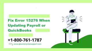 How to Troubleshoot QuickBooks Error 15276