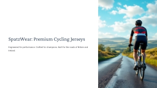 SpatzWear Cycling Jerseys: Redefining Performance for Every Ride