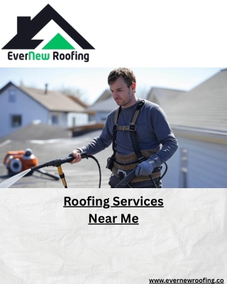 Roofing Services Near Me – Reliable Local Experts for Long-Lasting Roofs