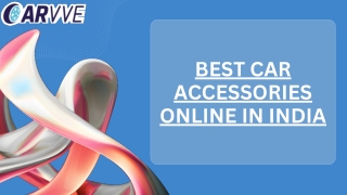 Best Car Accessories Online in India